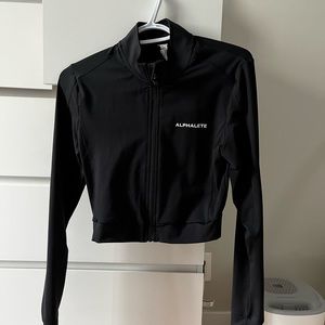 ALPHALETE TRACE JACKET - Black - L